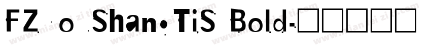 FZYouShangTiS Bold字体转换